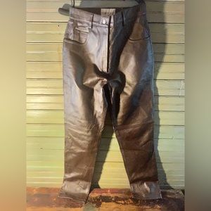 Leather pants